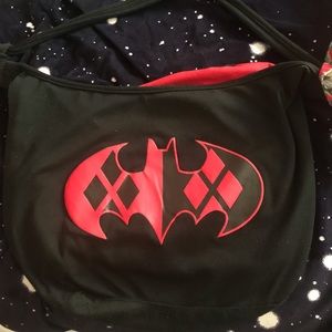 Batman/ Harley Quinn side bag
